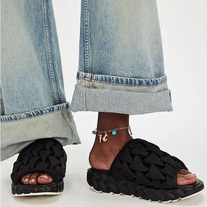 4CCCCEES Black Ether Sport Sandals from Free People